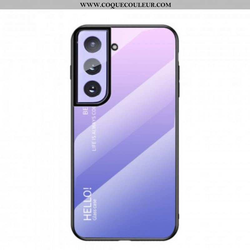 Coque Samsung Galaxy S21 Plus 5G Verre Trempé Hello