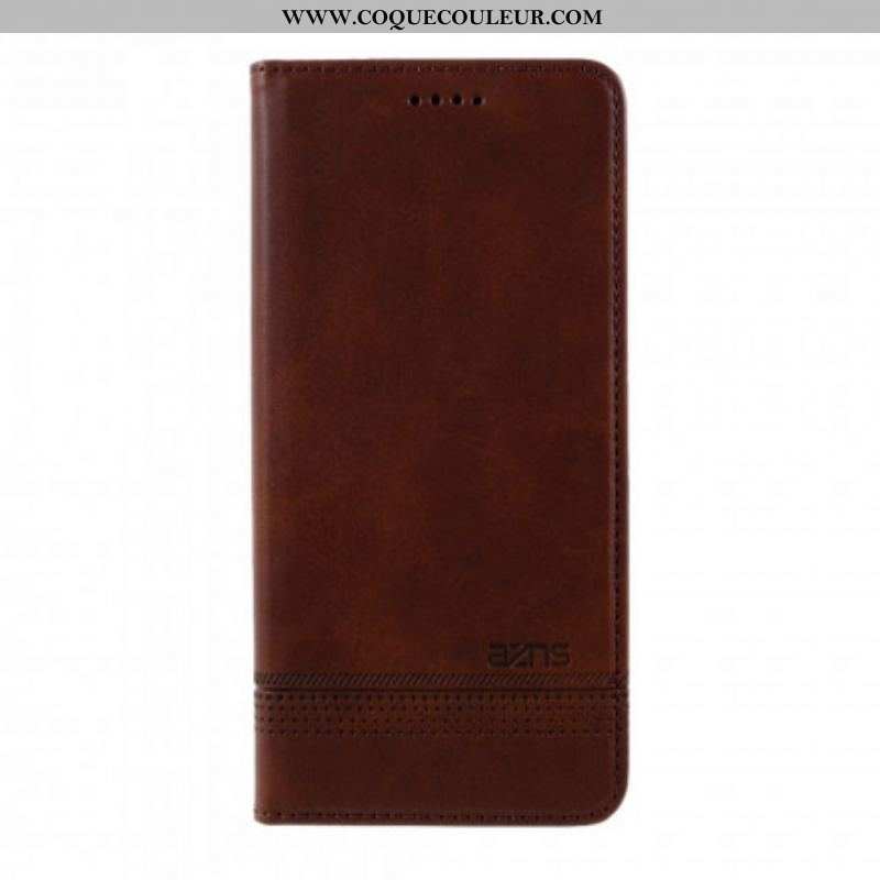 Flip Cover Samsung Galaxy S21 Plus 5G Style Cuir AZNS