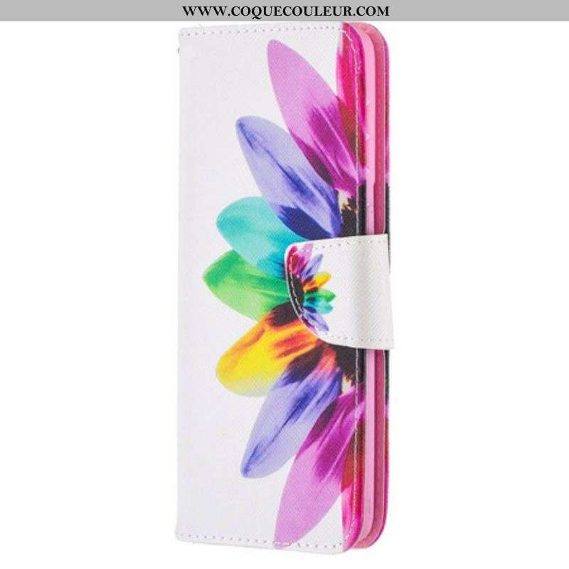 Housse Samsung Galaxy S21 Plus 5G Fleur Aquarelle