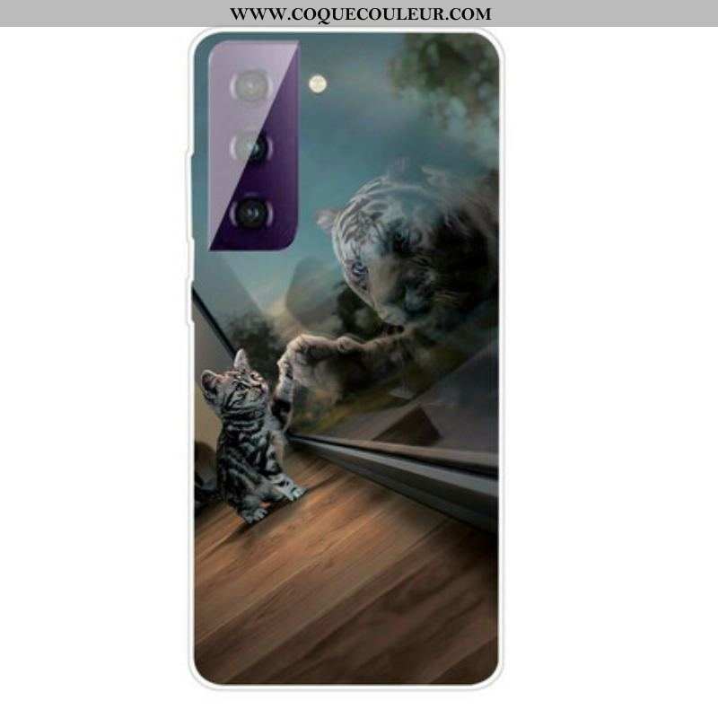 Coque Samsung Galaxy S21 Plus 5G Rêve de Chaton