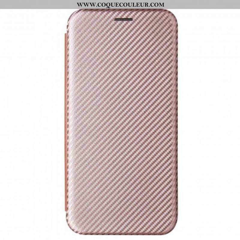 Flip Cover Samsung Galaxy S21 Plus 5G Fibre Carbone