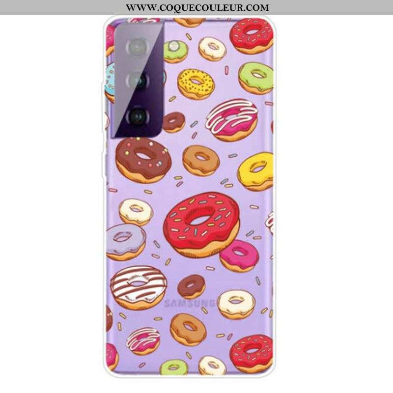 Coque Samsung Galaxy S21 Plus 5G love Donuts