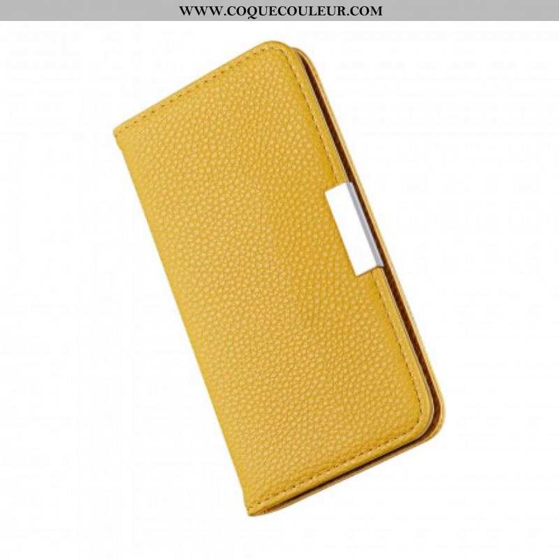 Flip Cover Samsung Galaxy S21 Plus 5G Simili Cuir Litchi Ultra Chic