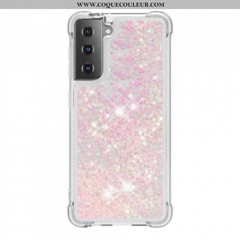 Coque Samsung Galaxy S21 Plus 5G Désires Paillettes