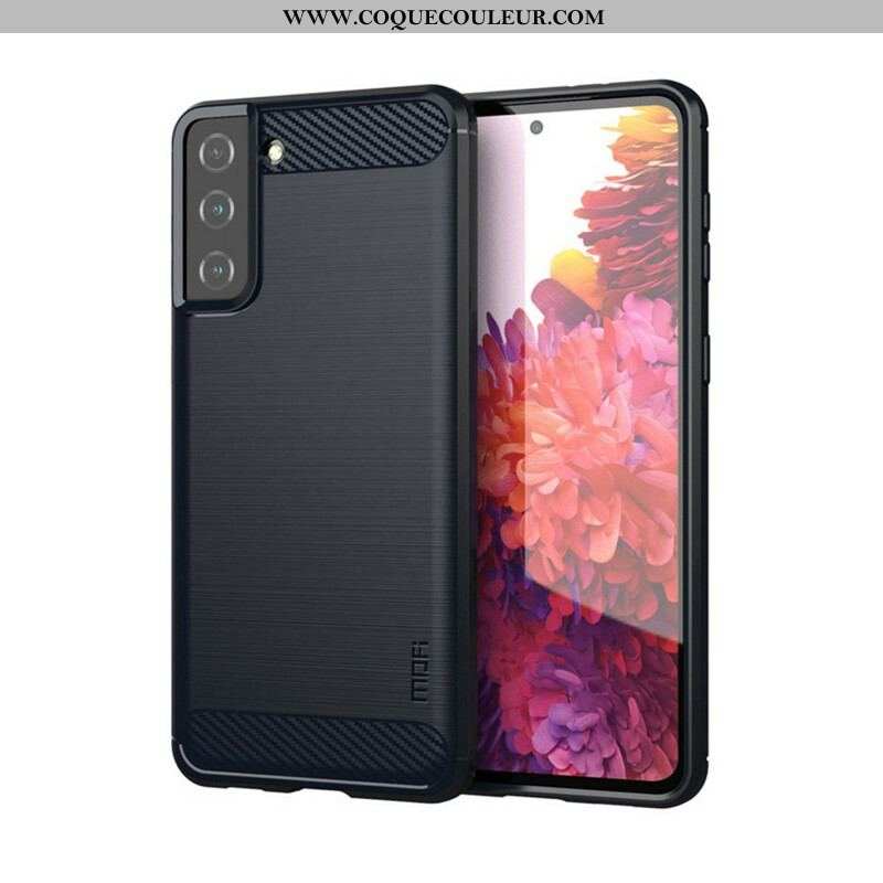 Coque Samsung Galaxy S21 Plus 5G Fibre Carbone Brossée MOFI