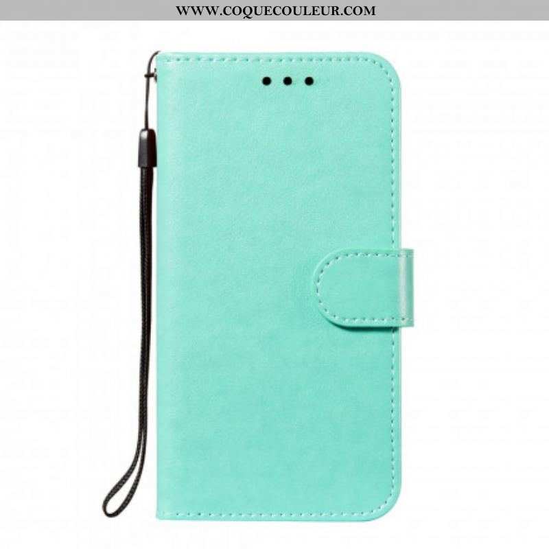 Housse Samsung Galaxy S21 Plus 5G Style Cuir Fermoir Réversible