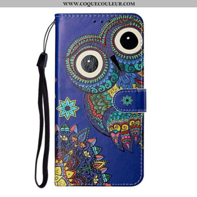 Housse Samsung Galaxy S21 Plus 5G Hibou en Mandala