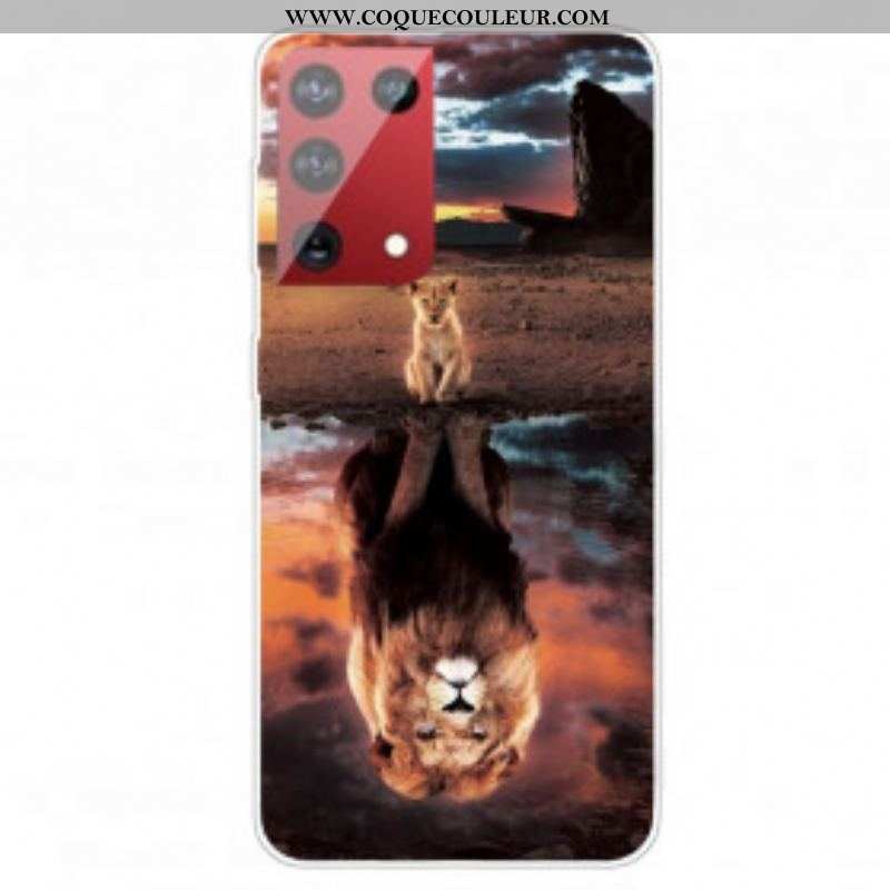 Coque Samsung Galaxy S21 Ultra 5G Rêve de Lionceau