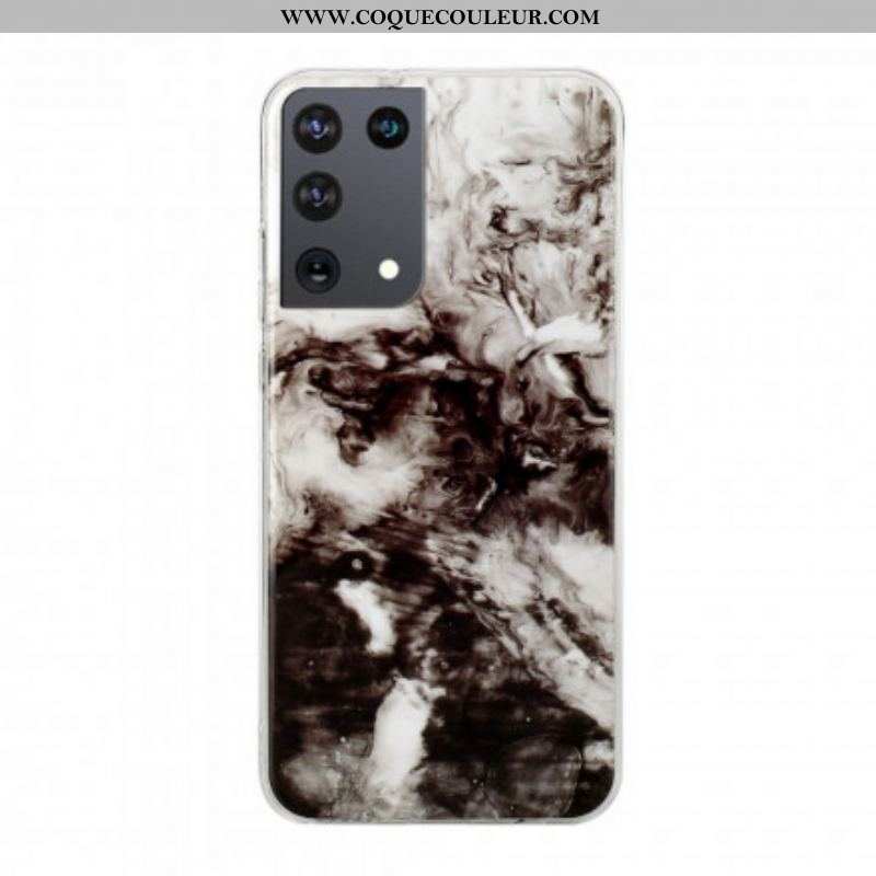 Coque Samsung Galaxy S21 Ultra 5G Marbre Classique
