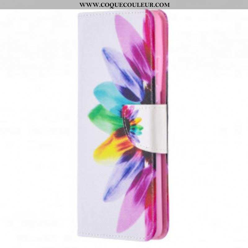 Housse Samsung Galaxy S21 Plus 5G Fleur Aquarelle