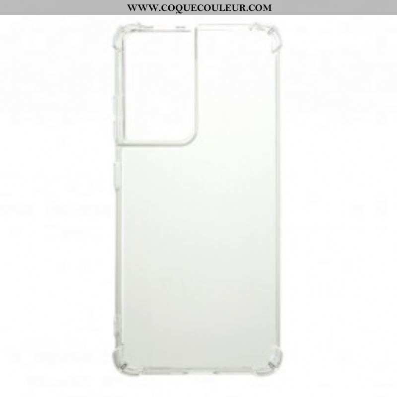 Coque Samsung Galaxy S21 Ultra 5G Transparente Coins Renforcés