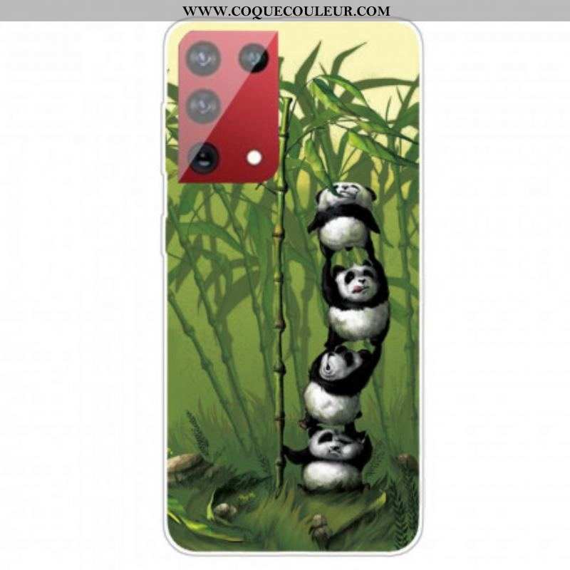 Coque Samsung Galaxy S21 Ultra 5G Tas de Pandas