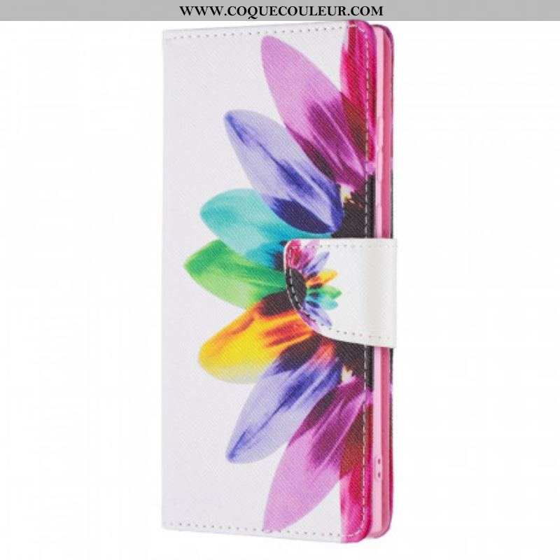 Housse Samsung Galaxy S22 Ultra 5G Fleur Aquarelle