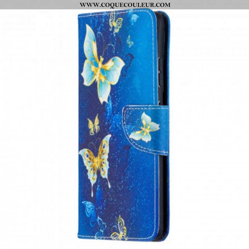 Housse Samsung Galaxy S21 Ultra 5G Papillons Rois