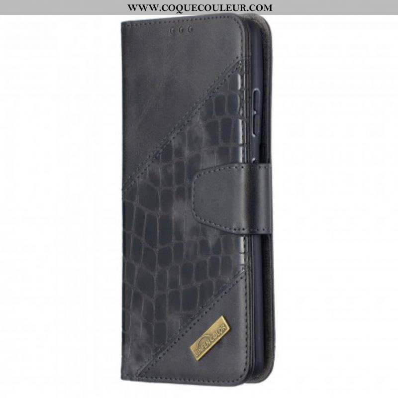 Housse Samsung Galaxy S21 Ultra 5G Effet Peau de Crocodile Classique
