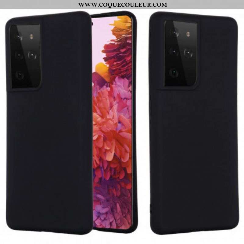 Coque Samsung Galaxy S21 Ultra 5G Conception Silicone Liquide