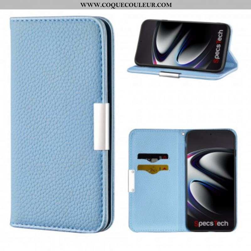 Flip Cover Samsung Galaxy S21 Ultra 5G Simili Cuir Litchi Ultra Chic