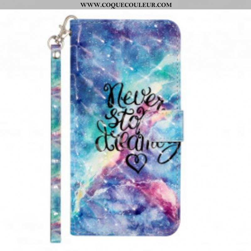 Housse Samsung Galaxy S21 Ultra 5G Never Stop Dreaming Light Spots