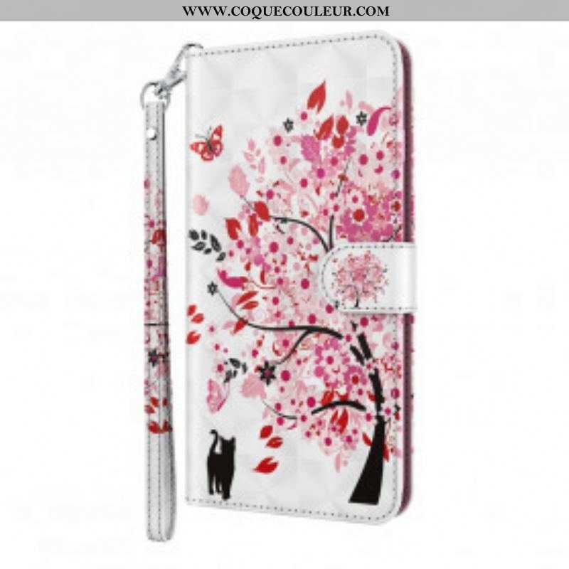 Housse Samsung Galaxy S21 Ultra 5G Arbre Rose