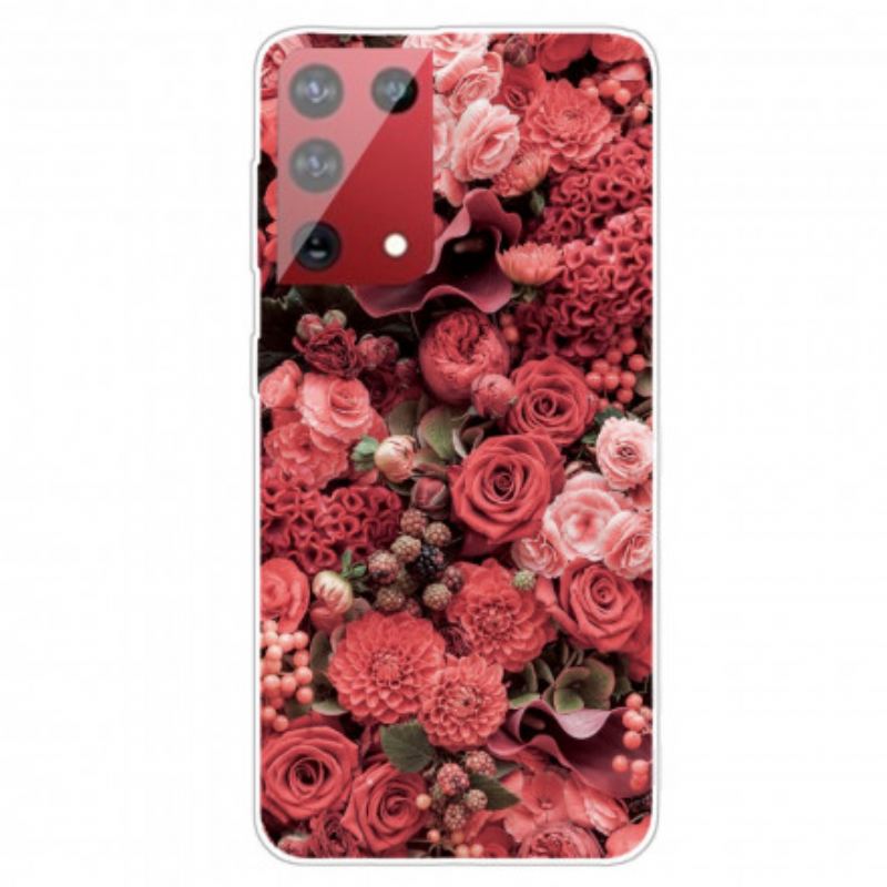 Coque Samsung Galaxy S21 Ultra 5G Fleurs Intenses