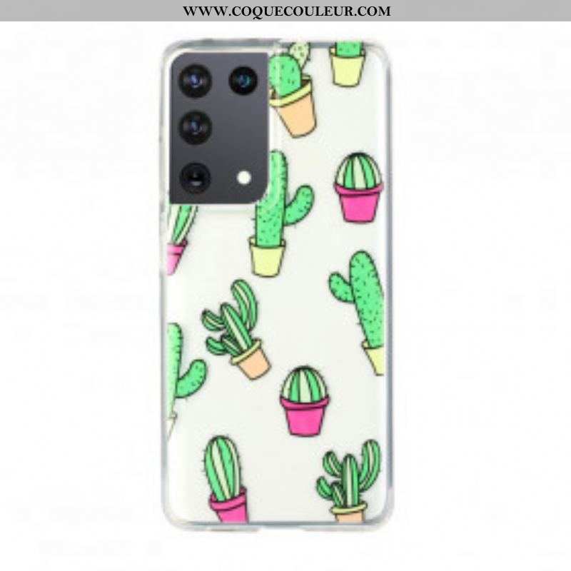 Coque Samsung Galaxy S21 Ultra 5G Minis Cactus