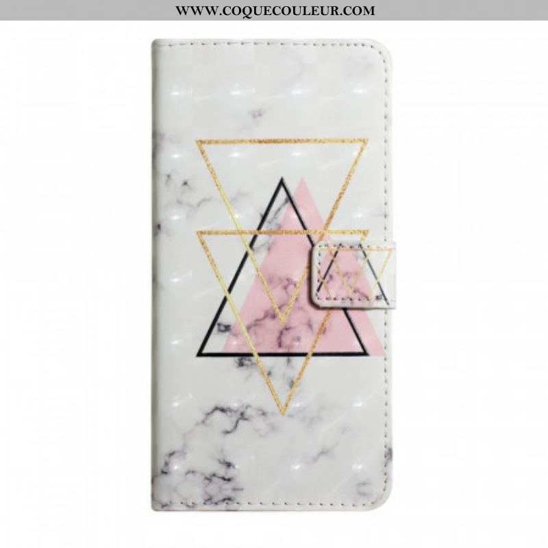 Housse Samsung Galaxy S22 5G Triangle en paillettes