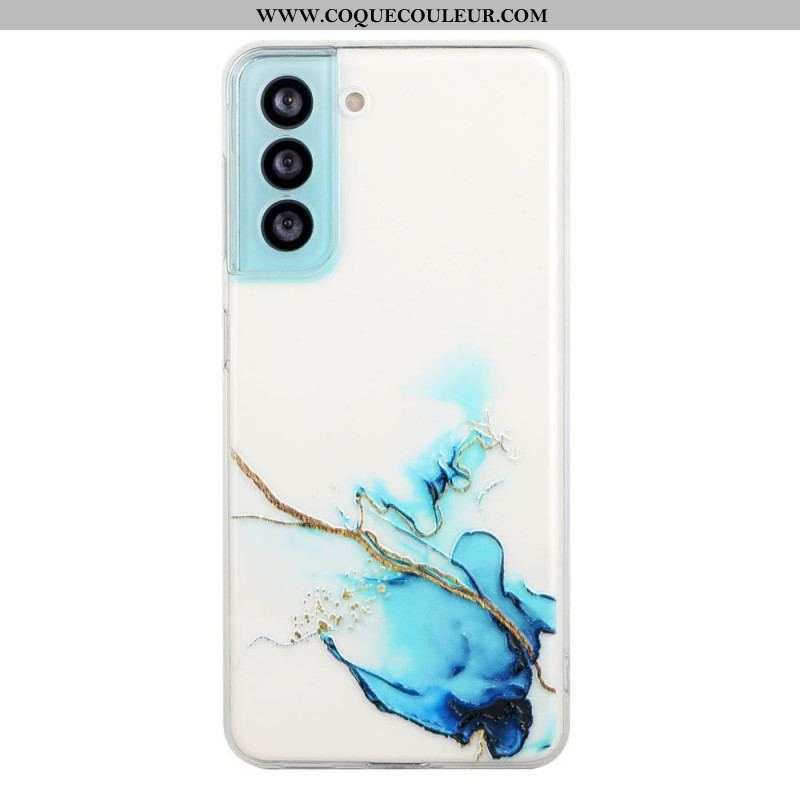 Coque Samsung Galaxy S22 5G Silicone Effet Marbré