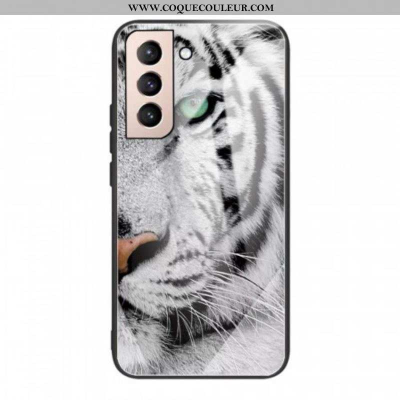 Coque Samsung Galaxy S22 5G Verre Trempé Tigre