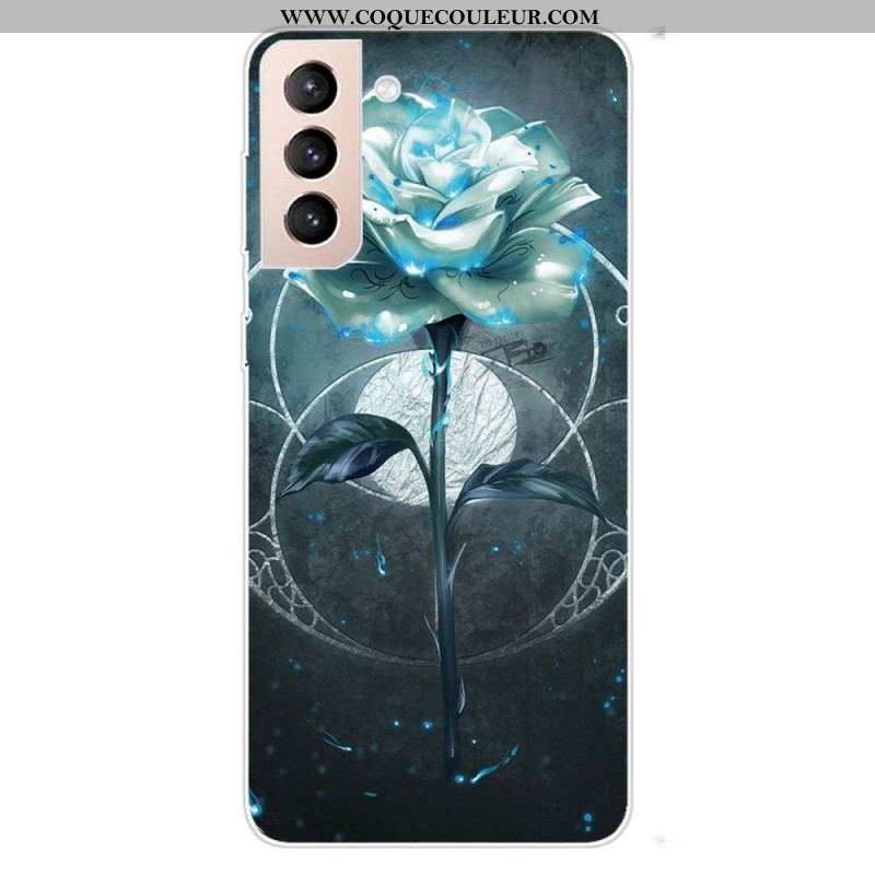 Coque Samsung Galaxy S22 5G Flexible Fleurs