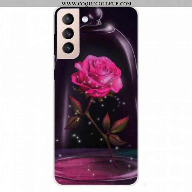 Coque Samsung Galaxy S22 5G Rose Magique