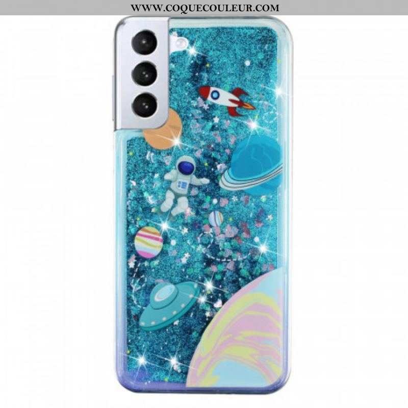 Coque Samsung Galaxy S22 5G Espace Paillettes