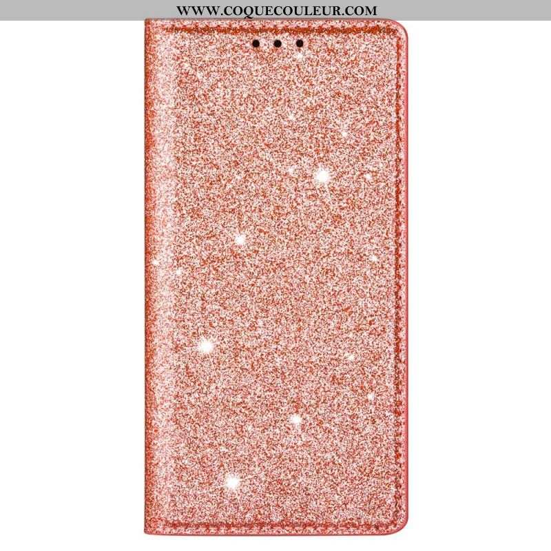 Flip Cover Samsung Galaxy S22 5G Style Paillettes