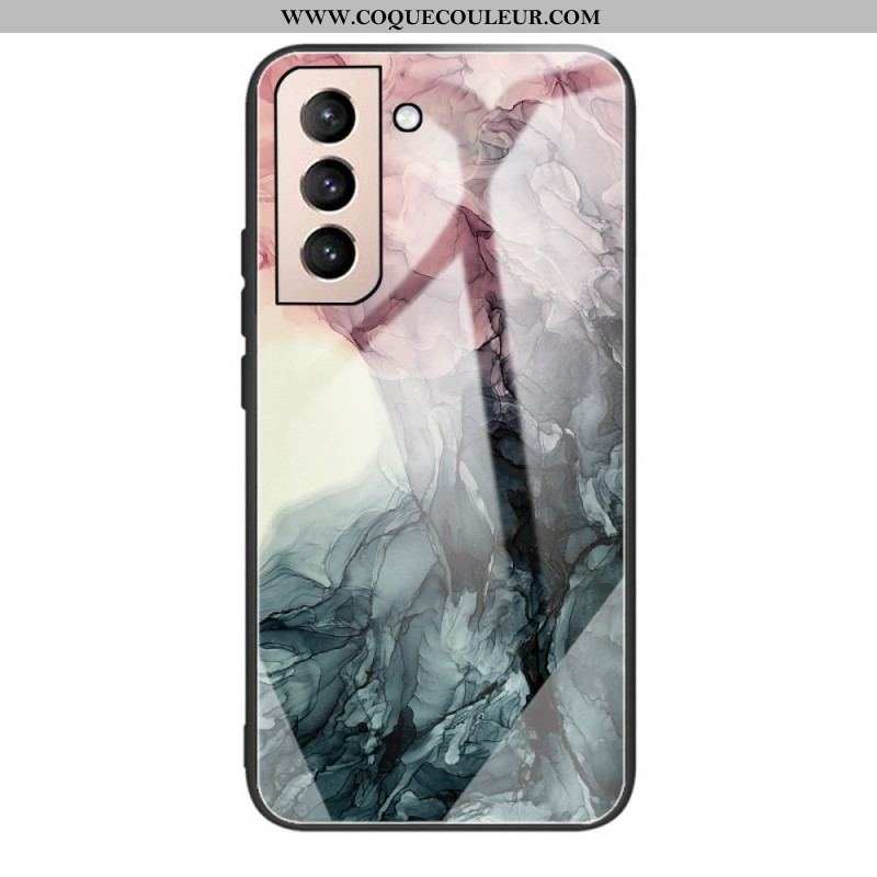 Coque Samsung Galaxy S22 5G Verre Trempé Marbre