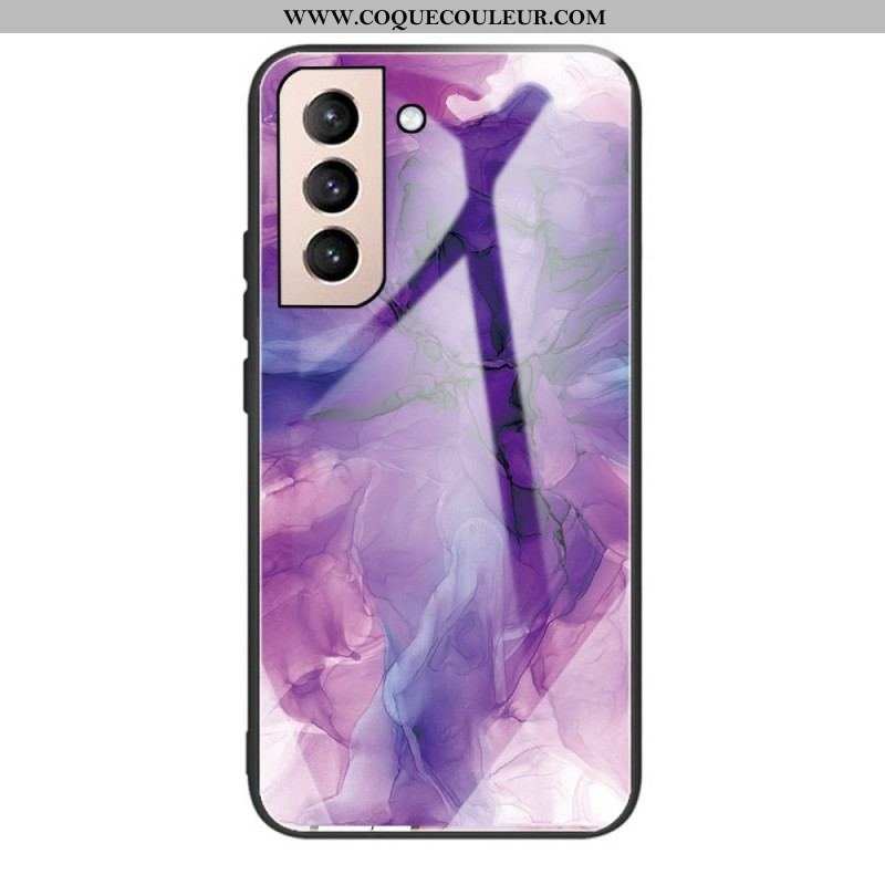 Coque Samsung Galaxy S22 5G Verre Trempé Marbre