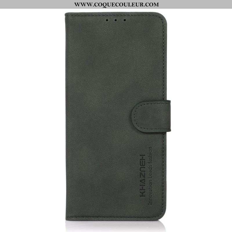 Housse Samsung Galaxy S22 5G Effet Cuir Texture KHAZNEH