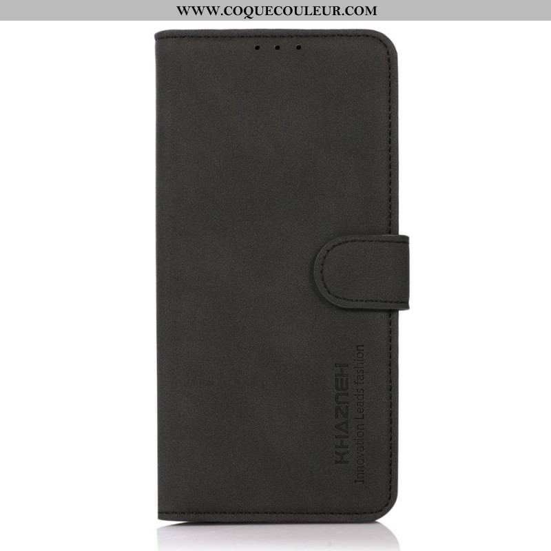 Housse Samsung Galaxy S22 5G Effet Cuir Texture KHAZNEH
