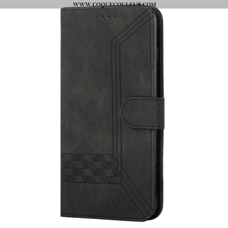 Housse Samsung Galaxy S22 5G Lignes et Texture Diamants