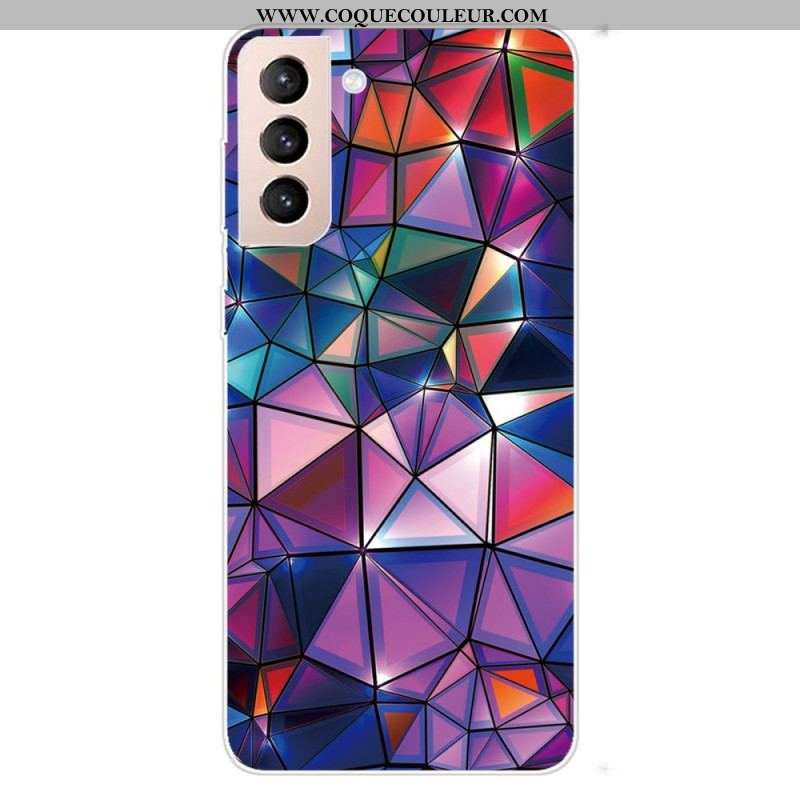Coque Samsung Galaxy S22 5G Flexible Géométrie