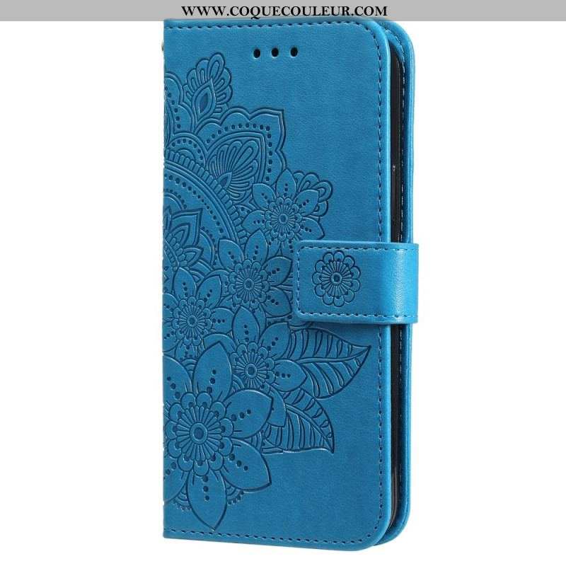 Housse Samsung Galaxy S22 5G Mandala de Fleurs
