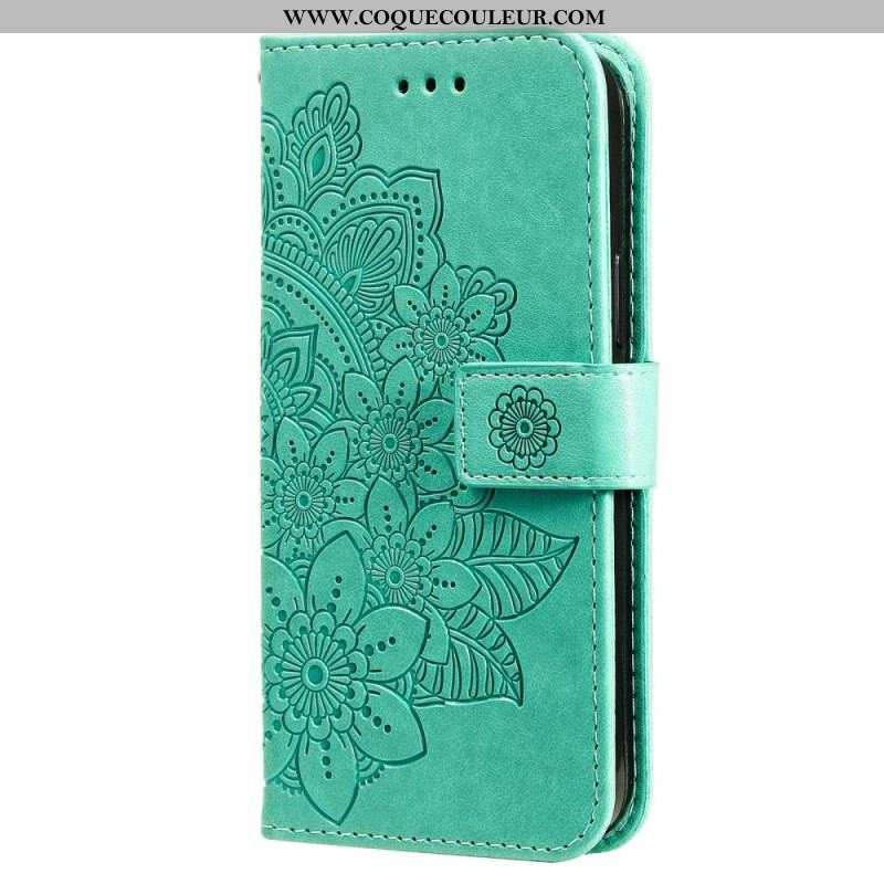 Housse Samsung Galaxy S22 5G Mandala de Fleurs