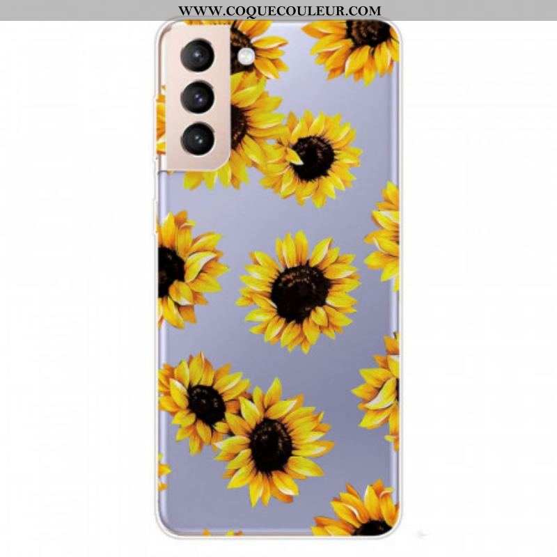 Coque Samsung Galaxy S22 5G Tournesols