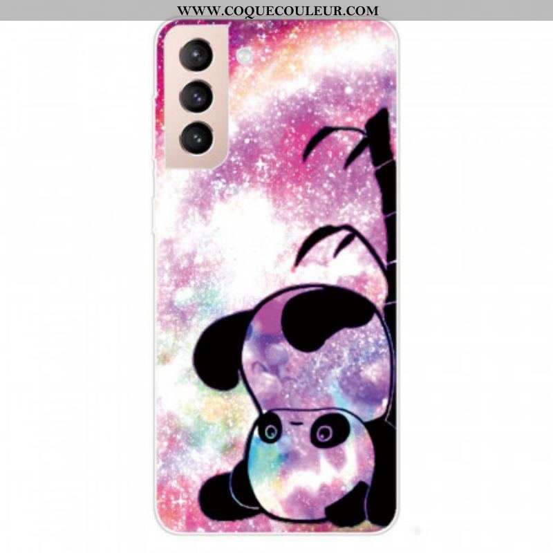 Coque Samsung Galaxy S22 5G Panda et Bambou