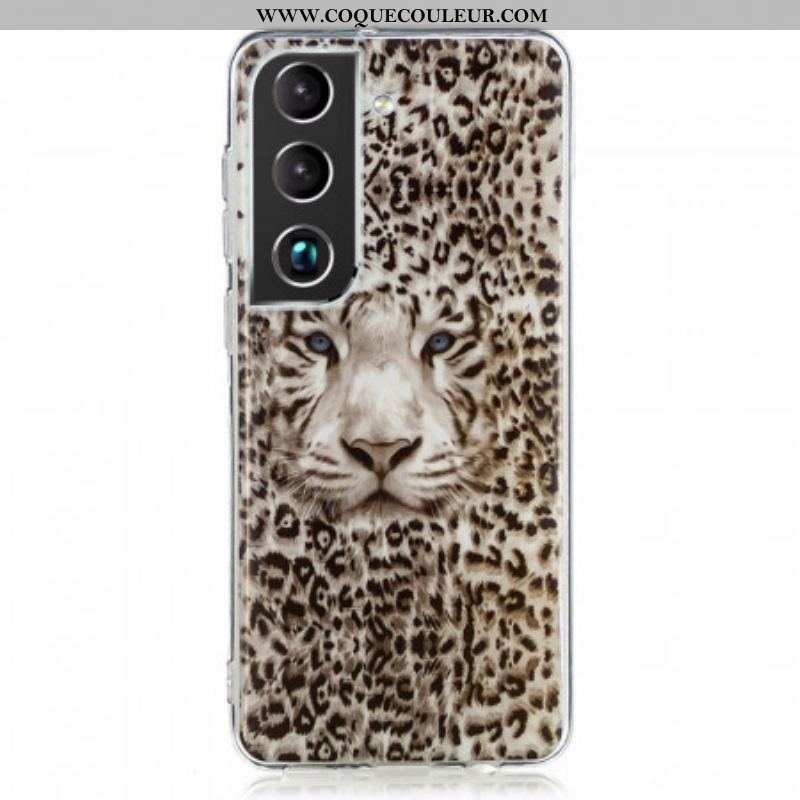 Coque Samsung Galaxy S22 5G Leopard Fluorescente