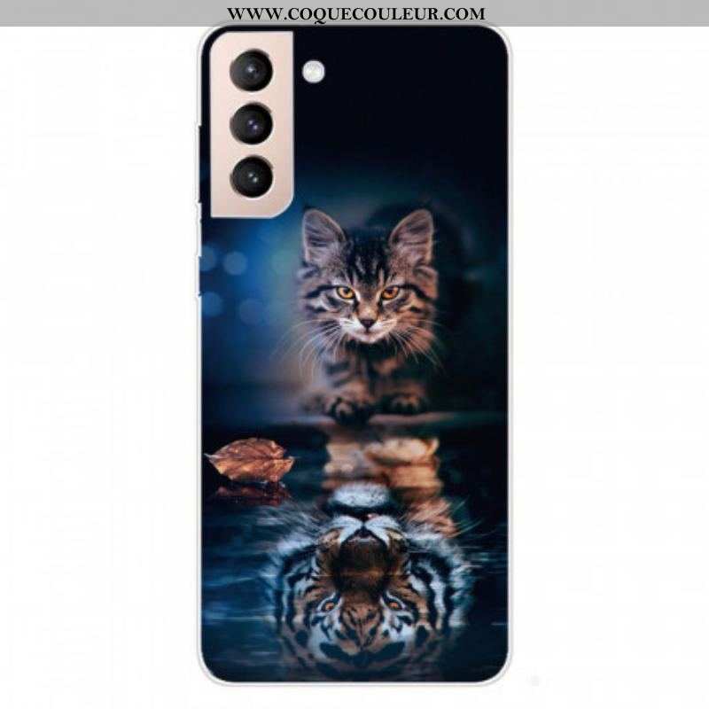 Coque Samsung Galaxy S22 5G Réflexion Chat