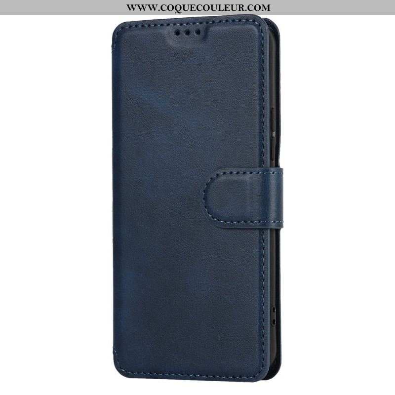 Housse Samsung Galaxy S22 5G Effet Cuir Vintage Mat