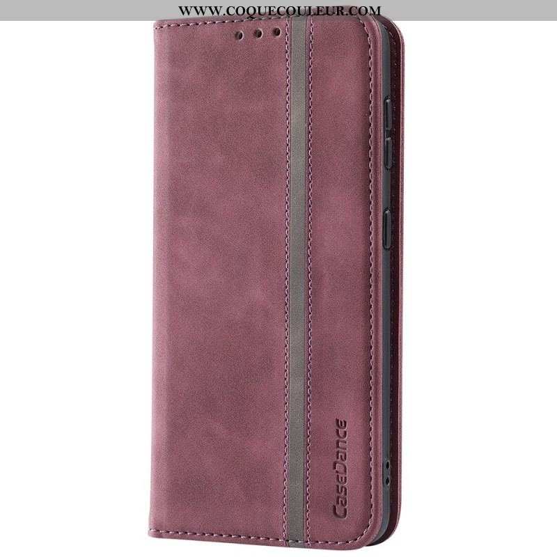 Flip Cover Samsung Galaxy S22 5G Simili Cuir CASEDANCE