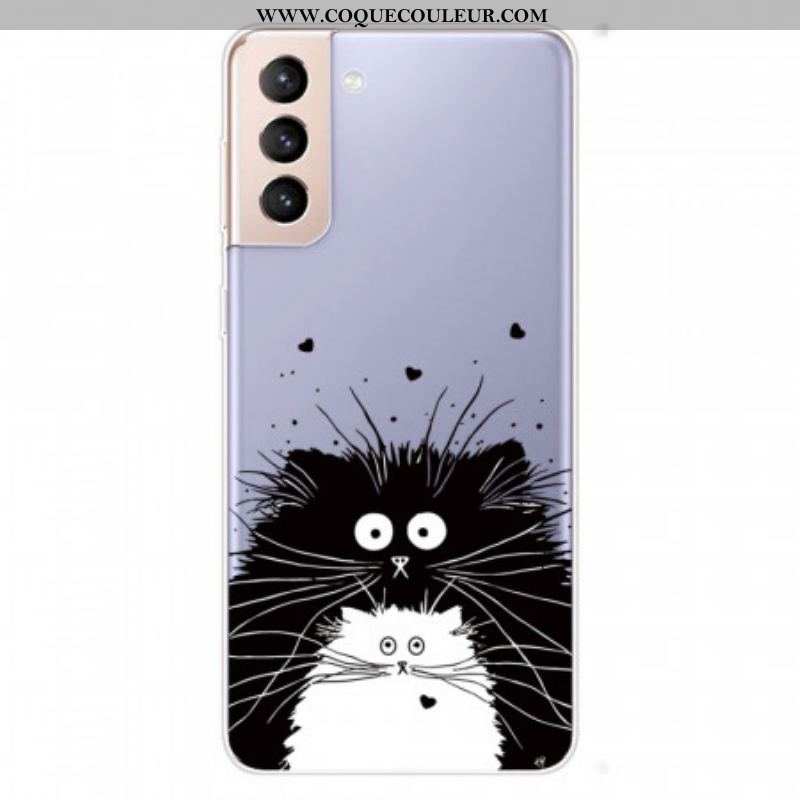 Coque Samsung Galaxy S22 5G Regarde les Chats