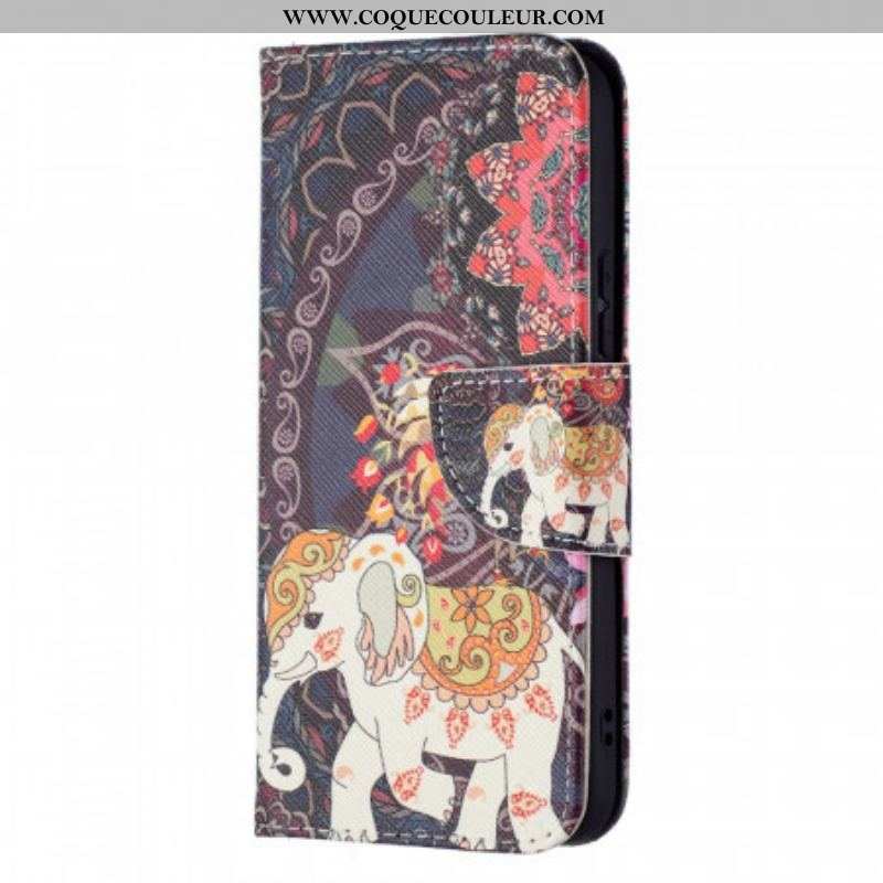 Housse Samsung Galaxy S22 5G Éléphant Indien