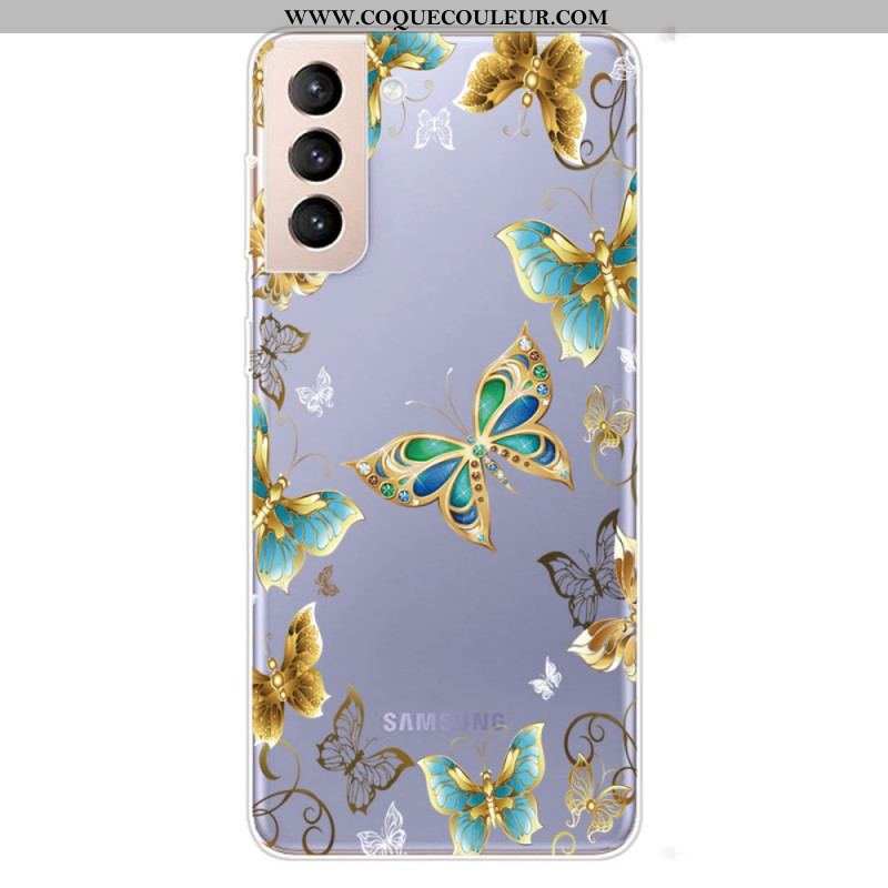 Coque Samsung Galaxy S22 5G Papillons Design