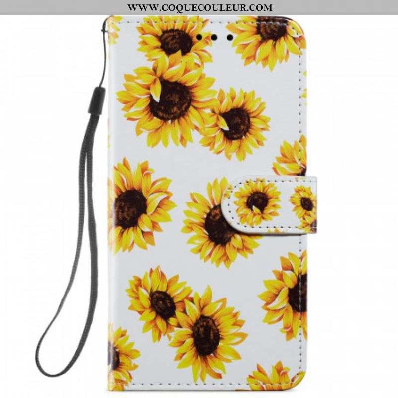 Housse Samsung Galaxy S22 5G Tournesols